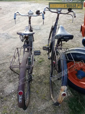 Bicicleta de travões de alavanca antiga