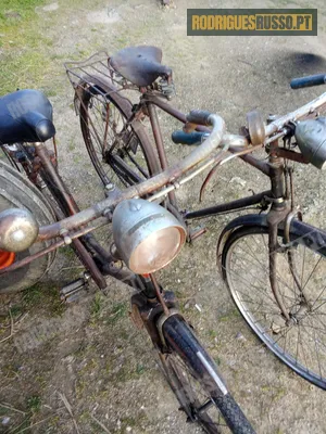 Bicicleta de travões de alavanca antiga
